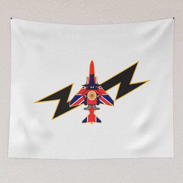 Item preview, No. 111 Fighter Squadron - Treble One - RAF - Flash F-4 Phantom UK Flag designed and sold by pzd501.