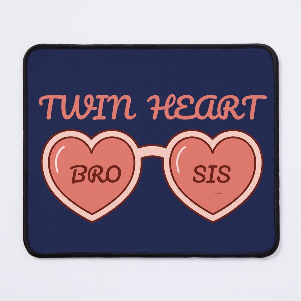 Item preview, Bro and Sis hearts t-shirt designed and sold by AppleMe.