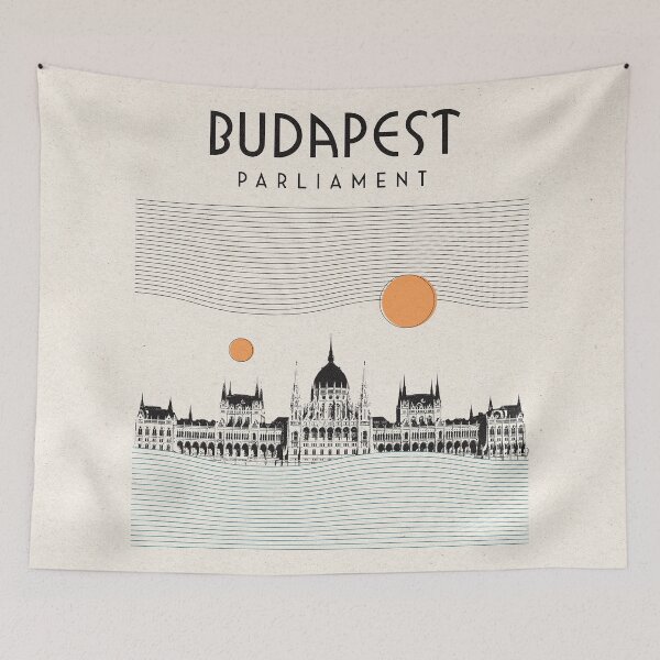Item preview, Budapest Digital Artwork designed and sold by SaxonEdits.