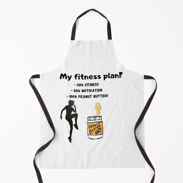 Item preview, Peanut butter love sport fitness My fitness plan? 50% training, 50% motivation, 100% peanut butter!” designed and sold by Mikusia.