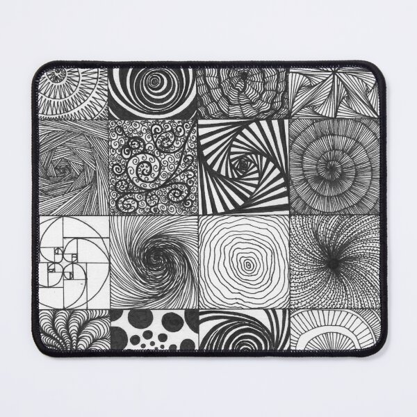 Item preview, Swirling Grid Spiral Patterns designed and sold by SickChickDesign.