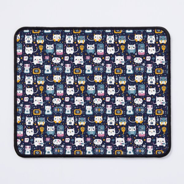 Item preview, Cute Cats and Pawprints Seamless Digital Paper #5 designed and sold by taizer8877.