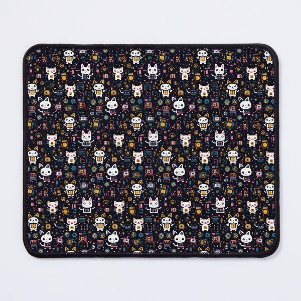 Item preview, Cute Cats and Pawprints Seamless Digital Paper #7 designed and sold by taizer8877.