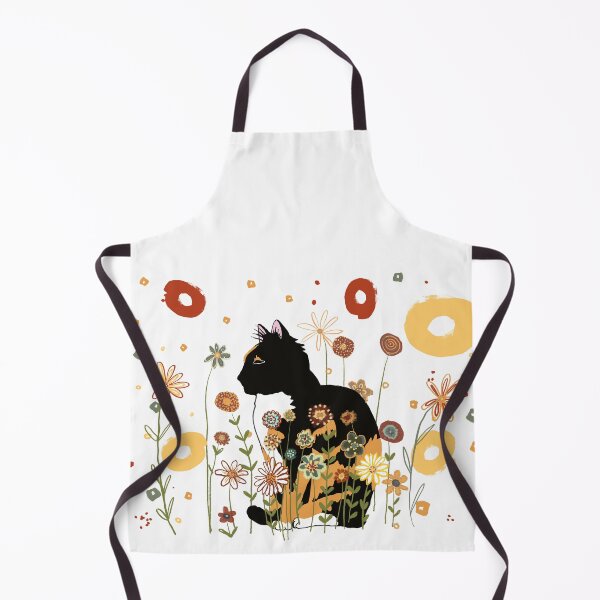 Item preview, Sissy Cat with Flowers designed and sold by Kim Rausch.