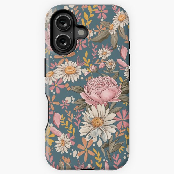 Item preview, Copy of Floral Patterns Mallory Bernard Rue des Chateaux - Blue designed and sold by Mallory Bernard.