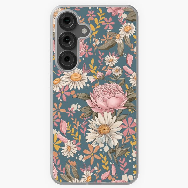 Item preview, Copy of Floral Patterns Mallory Bernard Rue des Chateaux - Blue designed and sold by Mallory Bernard.