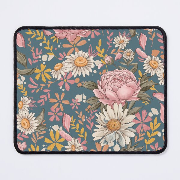 Item preview, Copy of Floral Patterns Mallory Bernard Rue des Chateaux - Blue designed and sold by Mallory Bernard.