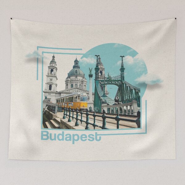Item preview, Budapest Digital Artwork designed and sold by SaxonEdits.