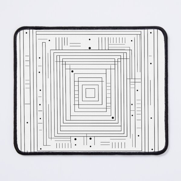 Item preview, Space time universe mystery geometric square #1 black designed and sold by BERGULATOR.