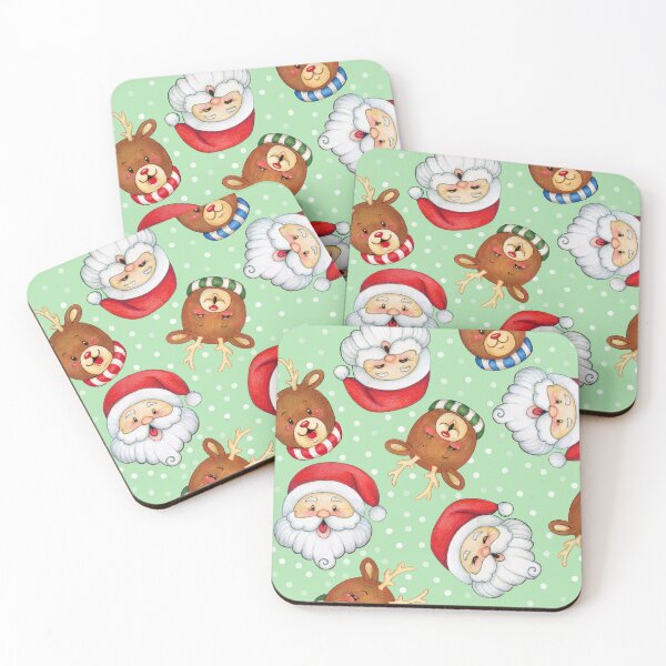 Item preview, Christmas Santa and reindeer designed and sold by DuWlo.