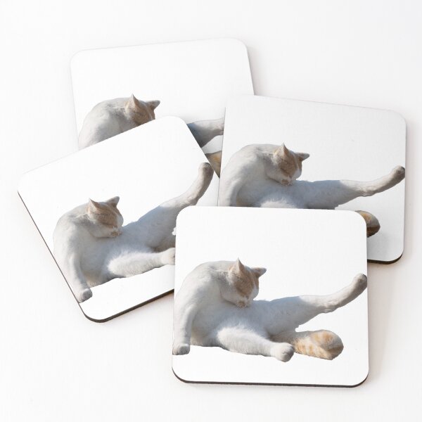 Item preview, Cat grooming herself  designed and sold by Agathepages.