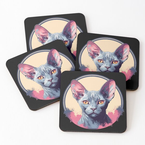 Item preview, Sphynx cat circle art designed and sold by ME-World.