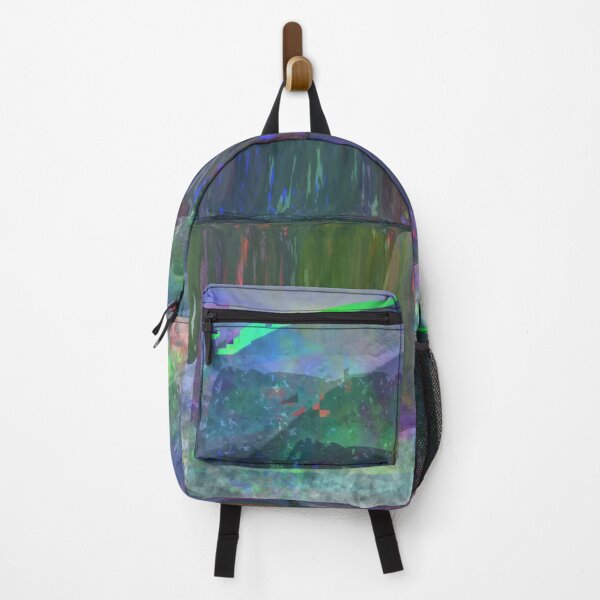 Item preview, "Hazy Mirage" - Dark Rainbow Digital Painting Reflective Patterned Colorful Art designed and sold by pngrktes-art.