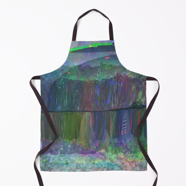 Item preview, "Hazy Mirage" - Dark Rainbow Digital Painting Reflective Patterned Colorful Art  designed and sold by pngrktes-art.