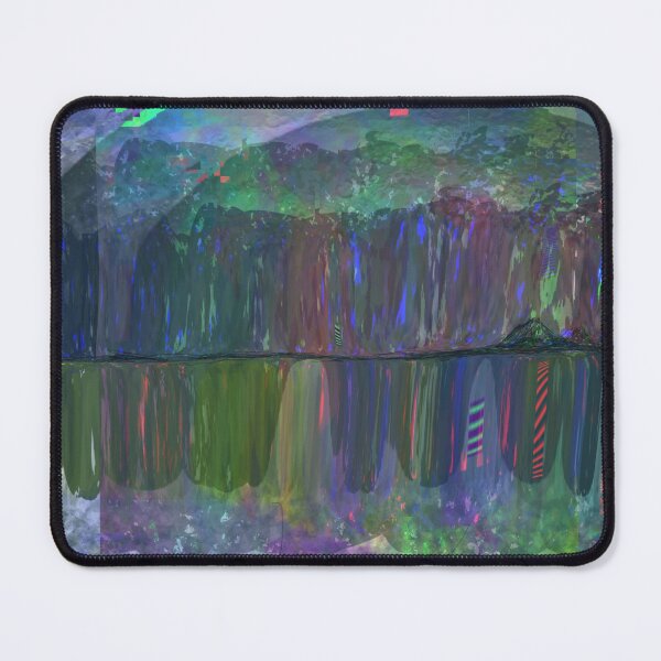 Item preview, "Hazy Mirage" - Dark Rainbow Digital Painting Reflective Patterned Colorful Art designed and sold by pngrktes-art.
