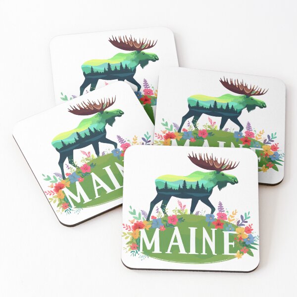 Item preview, Maine - Moose designed and sold by cloudhiker.