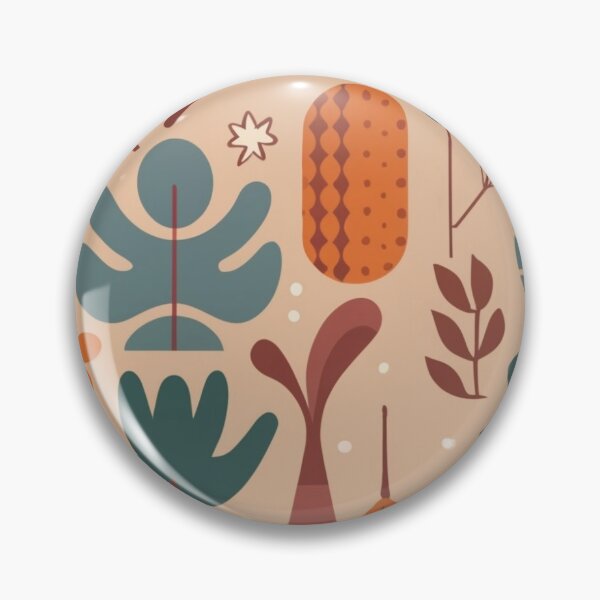 Artikelvorschau, Muted Autumn / Soft Autumn pattern, skin-tone matching, personal color analysis, PCA, mid century modern entworfen und verkauft von look4seasons.