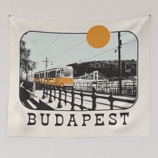 Item preview, Budapest Digital Artwork designed and sold by SaxonEdits.