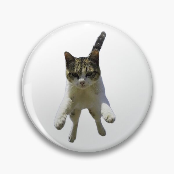 Item preview, Jumping cat flying designed and sold by Agathepages.