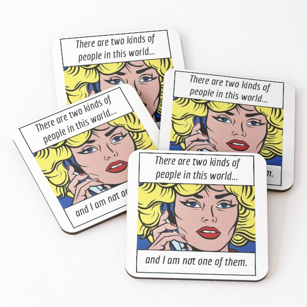 Item preview, pop art print. There are two kinds of people.. designed and sold by hitNmiss.