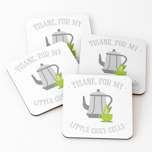 Item preview, Poirot Tisane for my little grey cells designed and sold by PopmosisDesign.