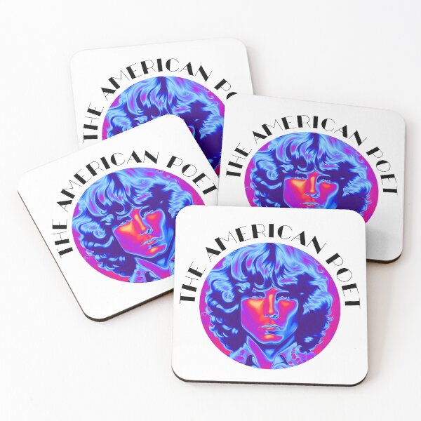Item preview, TheAmericanPoet - Jim Morrison | Blue Pink Negative Art designed and sold by TheAmericanPoet.