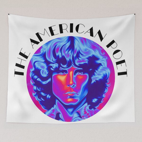 Item preview, TheAmericanPoet - Jim Morrison | Blue Pink Negative Art designed and sold by TheAmericanPoet.