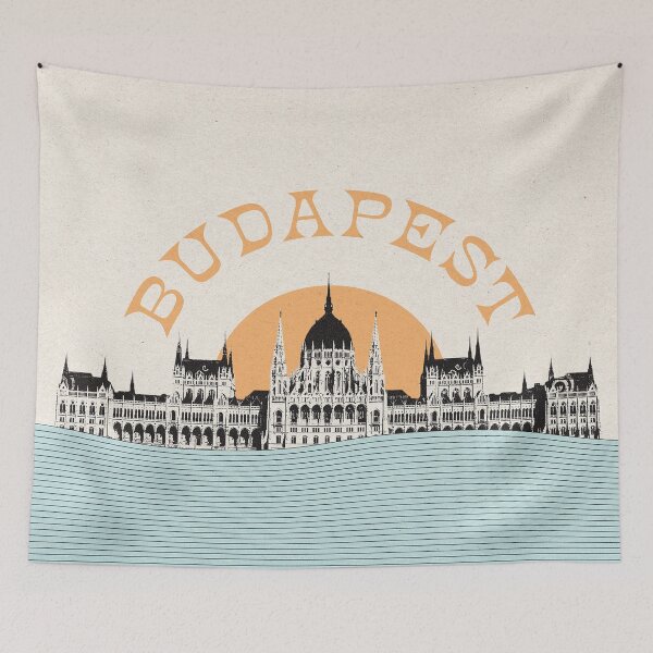 Item preview, Budapest Digital Artwork designed and sold by SaxonEdits.