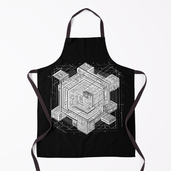 Item preview,  Space time universe mystery geometric cube star #1 white designed and sold by BERGULATOR.