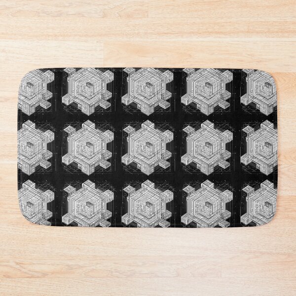 Item preview,  Space time universe mystery geometric cube star #1 white designed and sold by BERGULATOR.