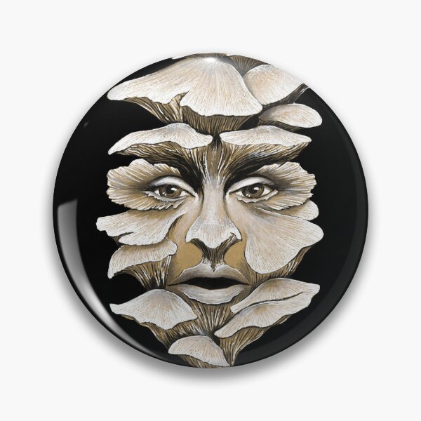 Item preview, Mycelium Spirit – surreal mushroom portrait drawing designed and sold by Nela Dunato Art & Design.