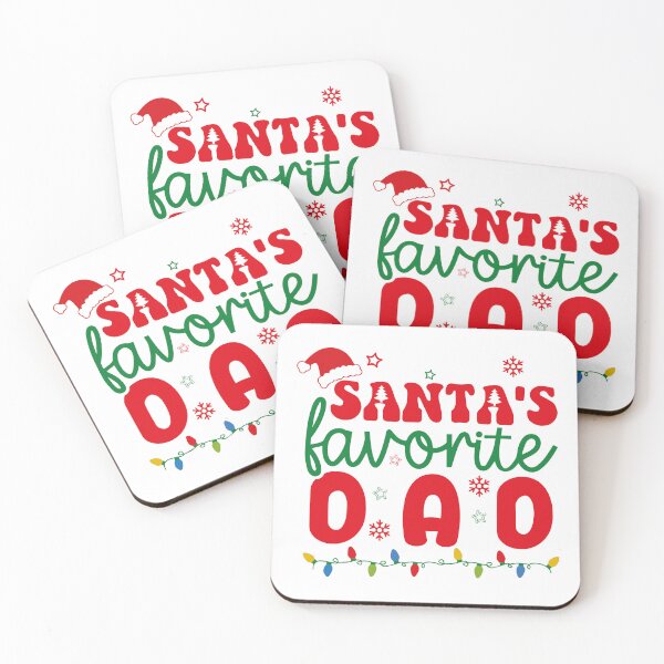 Item preview, Santa's Favorite Dad Sweatshirt,Christmas Holiday Sweater designed and sold by chipmuckdesignn.