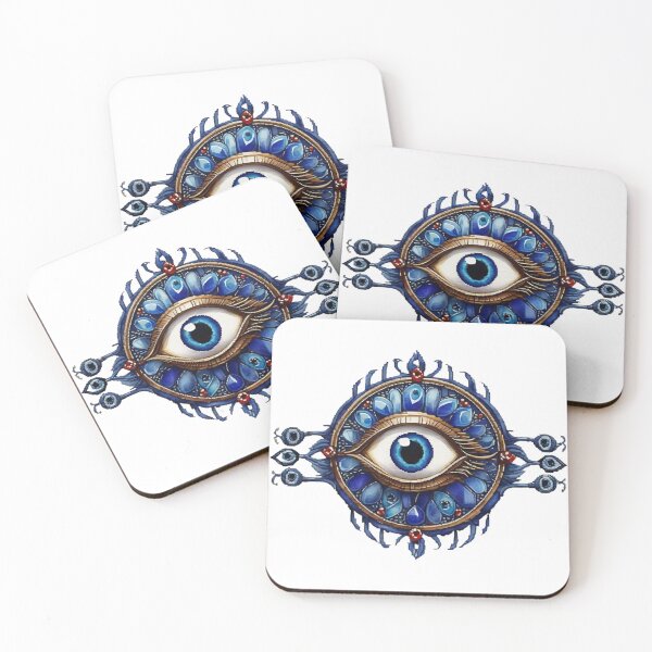 Item preview, Blue Glass Evil Eye Bead Blue Eye designed and sold by vuslatmedia.