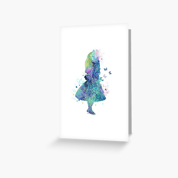 Artikel-Vorschau von Aquarell Splatter Alice im Wunderland, designt und verkauft von Gypsy  Queen.