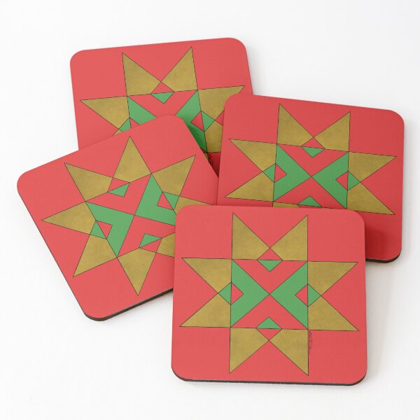 Item preview, Lincolnshire Auseklis Witch Mark Red and Green designed and sold by Azure Lion Productions.