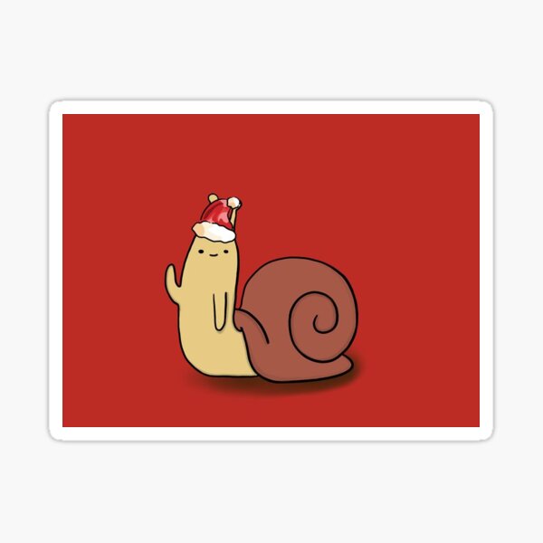 Item preview, Adventure time Christmas snail designed and sold by MateaMihaljevic.