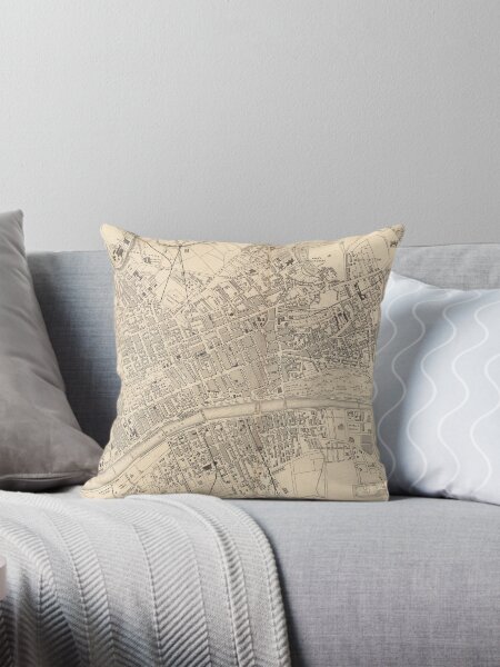 Item preview, Vintage Map of Glasgow Scotland (1851) designed and sold by BravuraMedia.