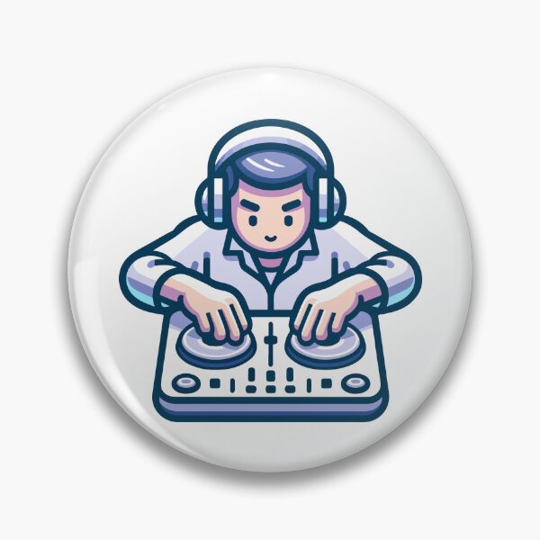 Item preview, Vibrant DJ Mixing Console Illustration designed and sold by OniumEth.