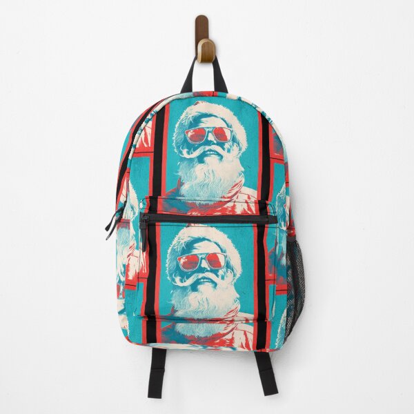 Item preview, SANTA CLAUSE RED TURQUISE POSTER STYLE 1 designed and sold by justyna-s28.