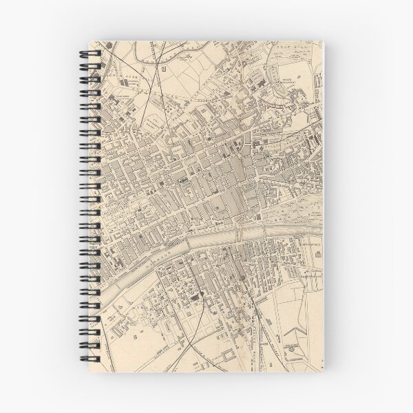 Item preview, Vintage Map of Glasgow Scotland (1851) designed and sold by BravuraMedia.