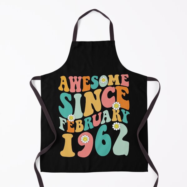 Item preview, Awesome Since February 1962 | Made In 1962 | Retro Groovy Birthday designed and sold by Christina-grich.