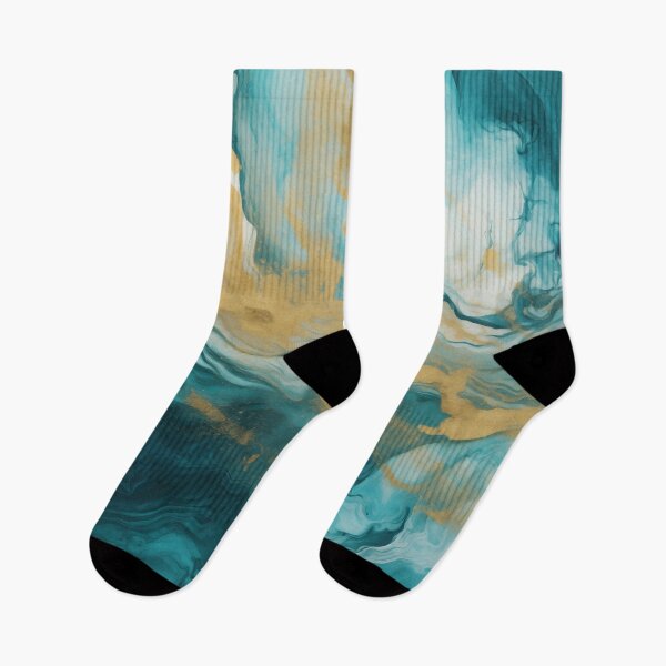 Item preview, Teal and Gold Marble designed and sold by MA DESIGNS.