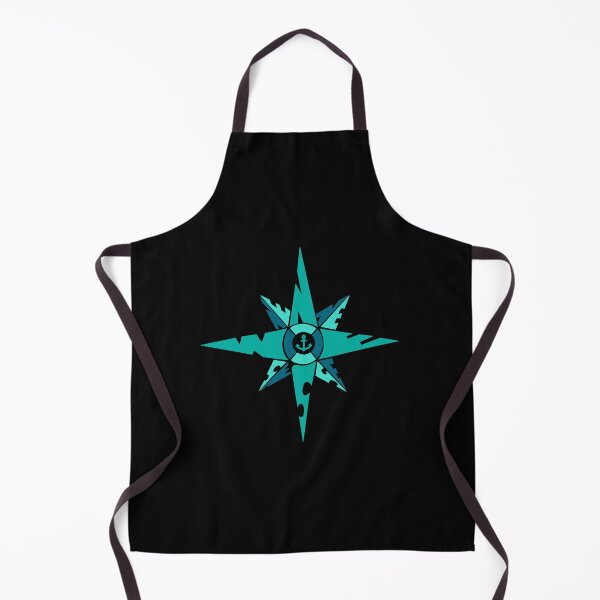 Item preview, compass rose green designed and sold by NitArtCafe.