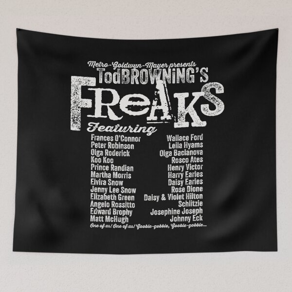 Item preview, Tod Browning's Freaks. designed and sold by BANDOFSCRIBBLE Hollywood.