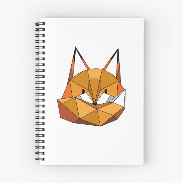 Item preview, Geometric red fox designed and sold by PandasandFoxes.
