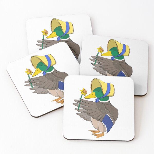 Item preview, Daffodil Duck with Directoire Bonnet designed and sold by Indoctrine Design.