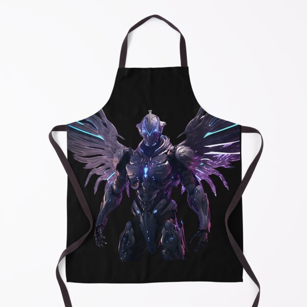 Item preview, Archangel in purple and blue neon armor designed and sold by AI-Only Creations.