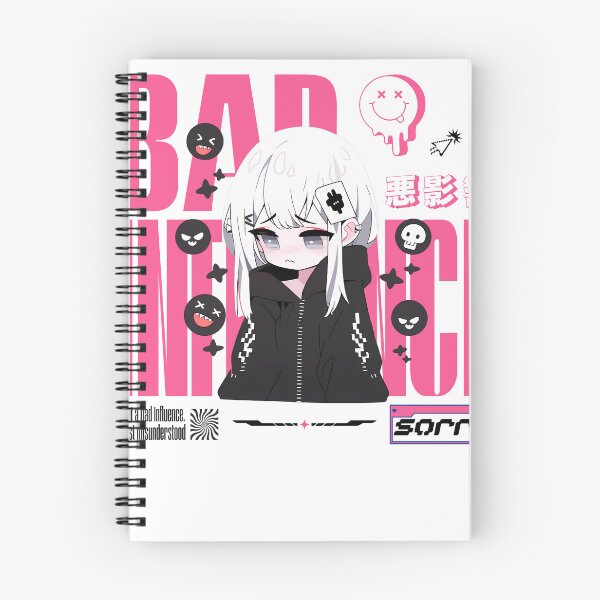 Item preview, Bad Influence Cute Anime Girl designed and sold by CursedInk.