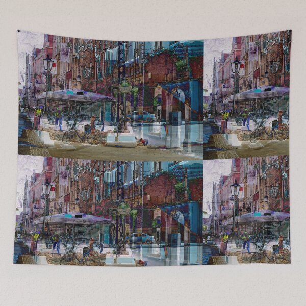 Item preview, Old architecture of city colores designed and sold by Akiunia.