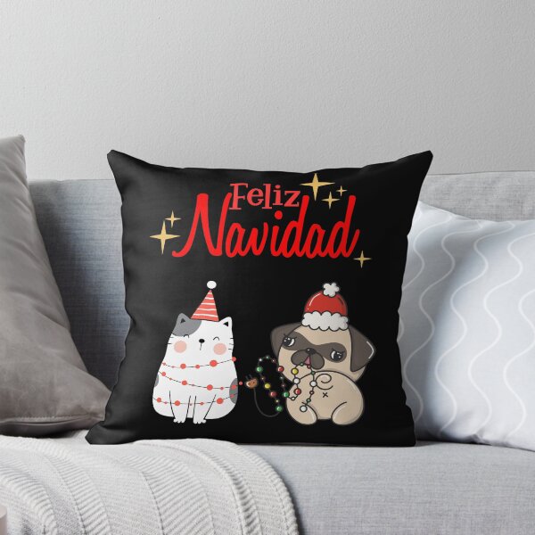 Item preview, Christmas Cat and Dog for Spanish Speakers designed and sold by CraftyrCreator.
